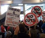 Manchester Budget Day Demo